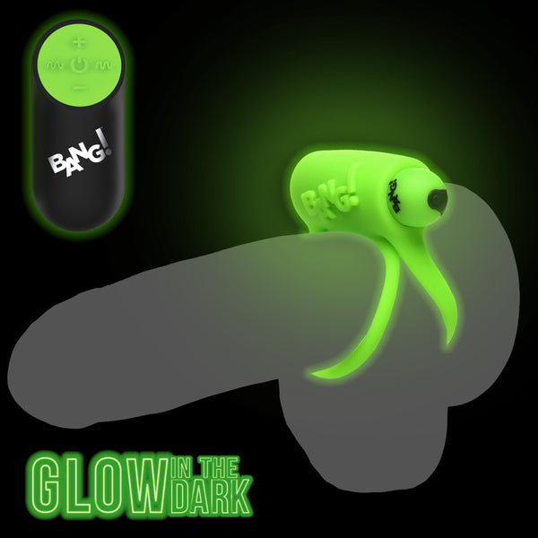 Glow-in-the-dark Vibrating Cock Ring