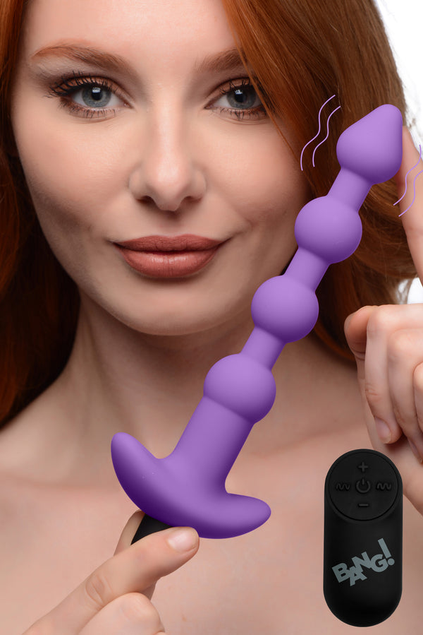 Remote Control Vibrating Anal Beads