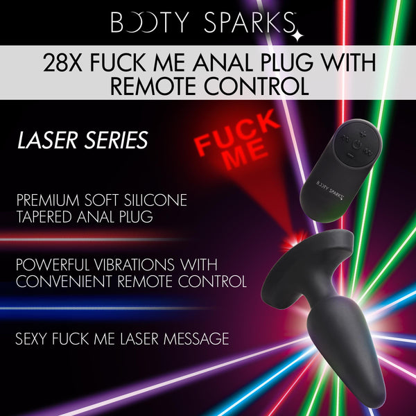 Laser Fuck Me Anal Plug With Remote Control
