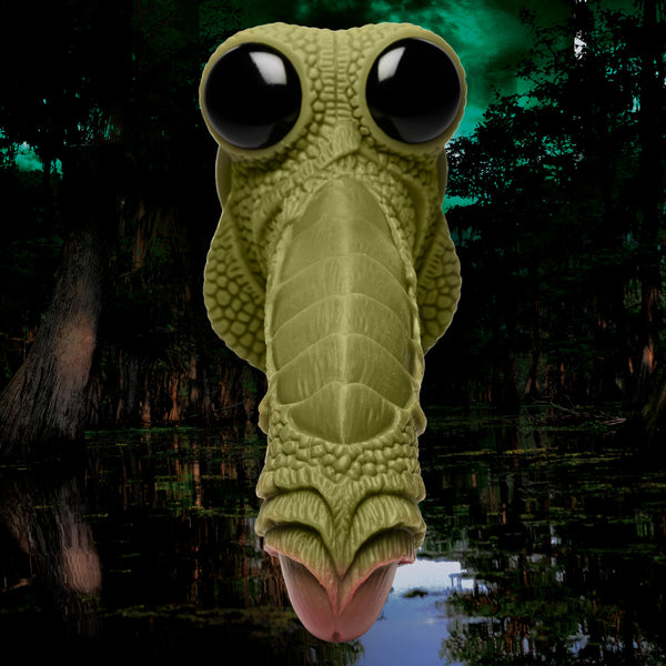 Swamp Monster Green Scaly Dildo