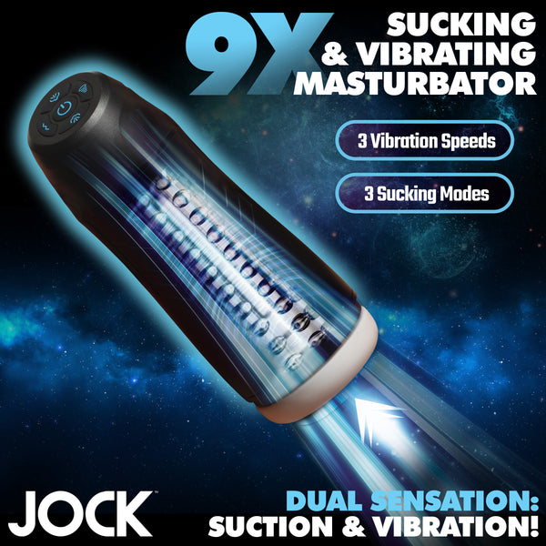 Sucking And Vibrating Masturbator